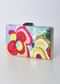 Multicolor Floral Sequin Clutch