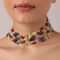Multicolor Layered Beaded Choker Set