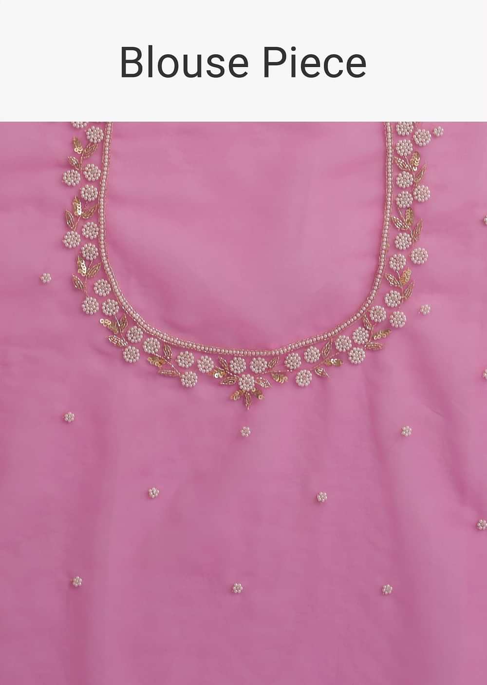 Multicolor Shaded Saree In Organza With Unstitched Blouse Piece