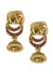 Multicolor Temple Kundan Choker Set