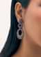 Multicolour Diamond Earrings In Mix Metal
