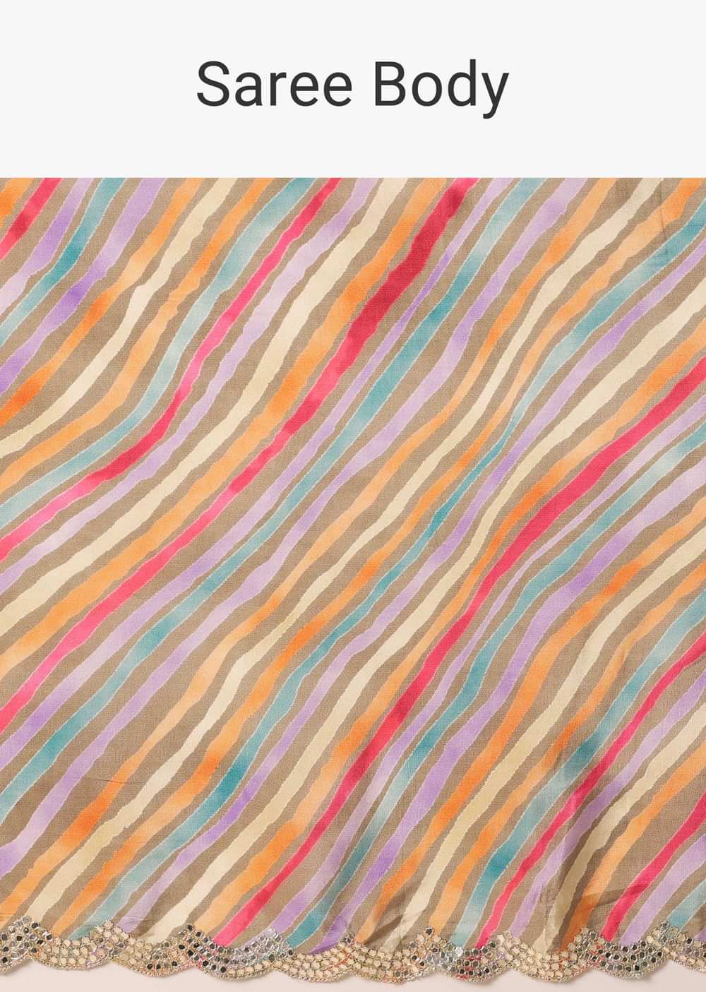 Muslin Printed Saree With Unstitched Blouse Fabric