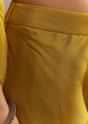 Mustard Tissue Embroidered Kurta Dhoti With Pre Draped Dupatta And Belt