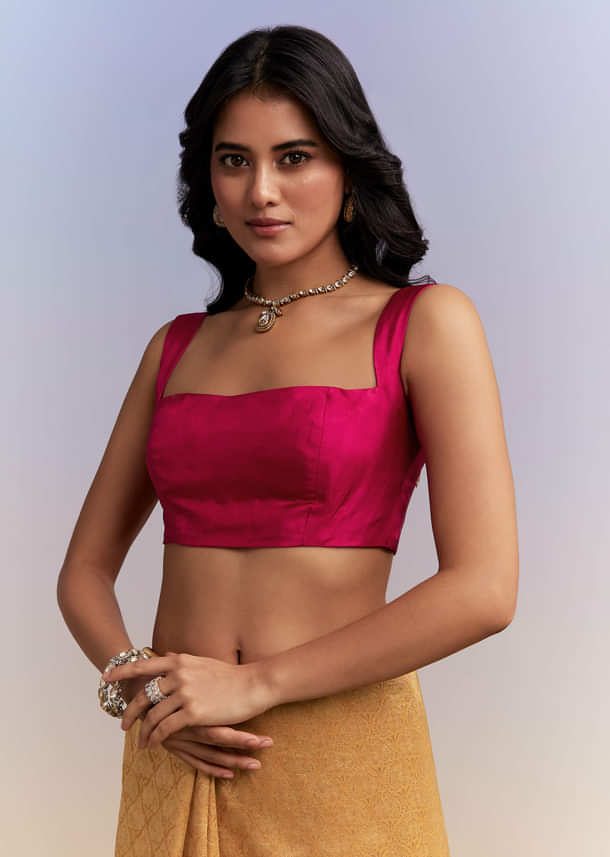 Mustard Yellow Jacquard Tissue Saree With Heavy Hand Embroidery Mustard Yellow Jacquard Tissue Saree With Heavy Hand Embroidery