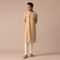 Mustard Yellow Muslin Silk Kurta Set