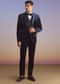Navy Blue Velvet Tuxedo For Men With Intricate Hand Work