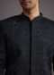 Navy Blue Cutdana Embroidered Indowestern Suit