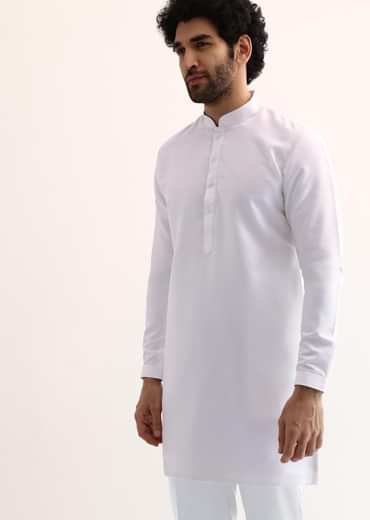Navy Blue Suiting Indowestern For Men
