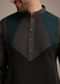 Grey Thread Hand Embroidered Kurta Set