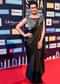 Nikki Galrani in Kali black saree with embroidered draped pallo