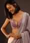 Nostalgia Rose Sequins Sleeveless Blouse With A Plunging Neckline Back Hook Closure And Padded.