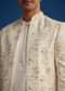 Off White Embroidered Jodhpuri Suit