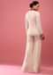 Off-White Sharara Suit In Georgette With Fully Embroidered Top & Flowy Pants