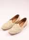 Off White Raw Silk Zardozi Juttis