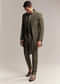 Olive Green Silk Indo Western For Men With Heavy Embroidery