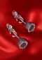 Om and trishul motif silver temple jhumkas only on Kalki