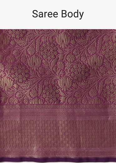 Onion Pink Banarasi Tunchui Silk Saree With Tassels And Unstitched Blouse Piece