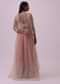 Onion Pink Palazzo And Blouse Set In Georgette With Sequins Work