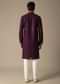Opulent Purple Sequins Embroidered Festive Kurta Set