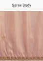 Orange Organza Tissue Saree With Sparkling Scallop Border