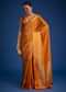 Orange Tissue Silk Saree With Zari Border And Butti Work