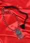 Oxidized self carved necklace with black thread base only on Kalki