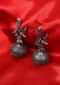Oxidized Silver Dangler With Self Carved Jhumkas Online - Kalki Fashion