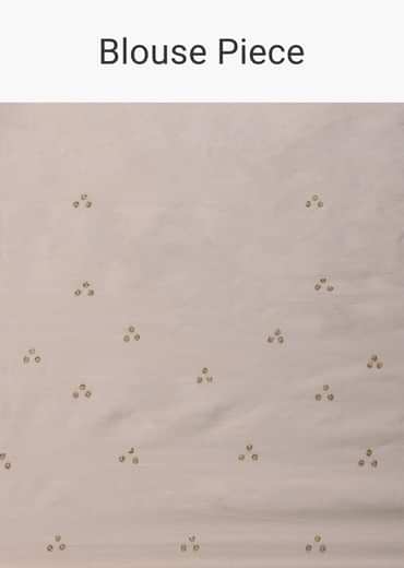 Pearl White Organza Saree With Cut Dana Embroidery