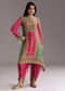 Pink Embroidered Kurta Dhoti Set
