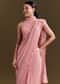 Pink Georgette Saree With All Over Kashmiri Bud Work