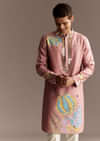 Pink Mirror Kurta Set