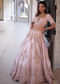 Pink Silk Bridal Lehenga With Embroidery And Embellished Detail