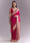 Pink Silk Muniya Paithani Saree With Multicolour Floral Motifs