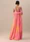 Pink Anarkali With Net Dupatta And Shell Work