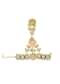 Pink And Gold Hathphool With Meenakari And Kundan