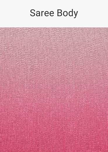 Pink Ombre Sequins Saree With Scallop Border
