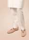 Pink Juttis In Suede With Zari Embroidered Motif