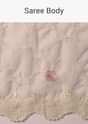 Pink Saree In Organza Silk With Chikankari Thread Embroidery And Unstitched Blouse Fabric