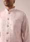 Pink Tie Dye Jacket And Kurta Set with Mirror Work