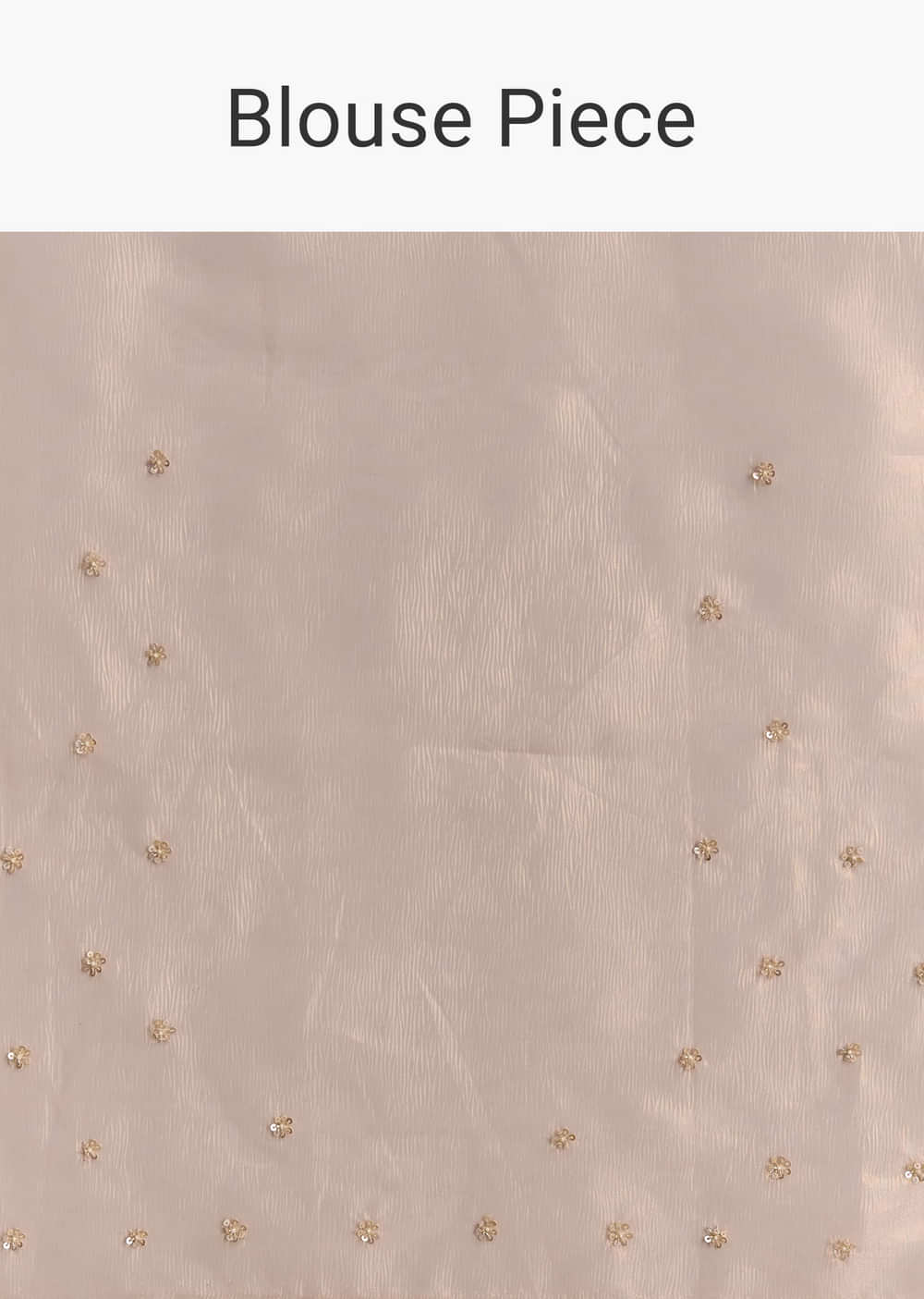 Pink Tissue Embroidered Saree With Sequins And Bead Work