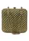Pista green base clutch with kundan embroidery only on Kalki
