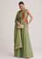 Pista Green Floral Embroidered Palazzo Set
