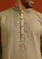Pista Green Hand Work Kurta And Pant Set