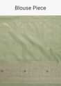 Pista Green Handloom Banarasi Saree In Katan Silk With Meenakari Weave And Unstitched Blouse