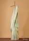 Pista Green Handloom Banarasi Saree In Uppada Silk With Brocade Weave And Unstitched Blouse