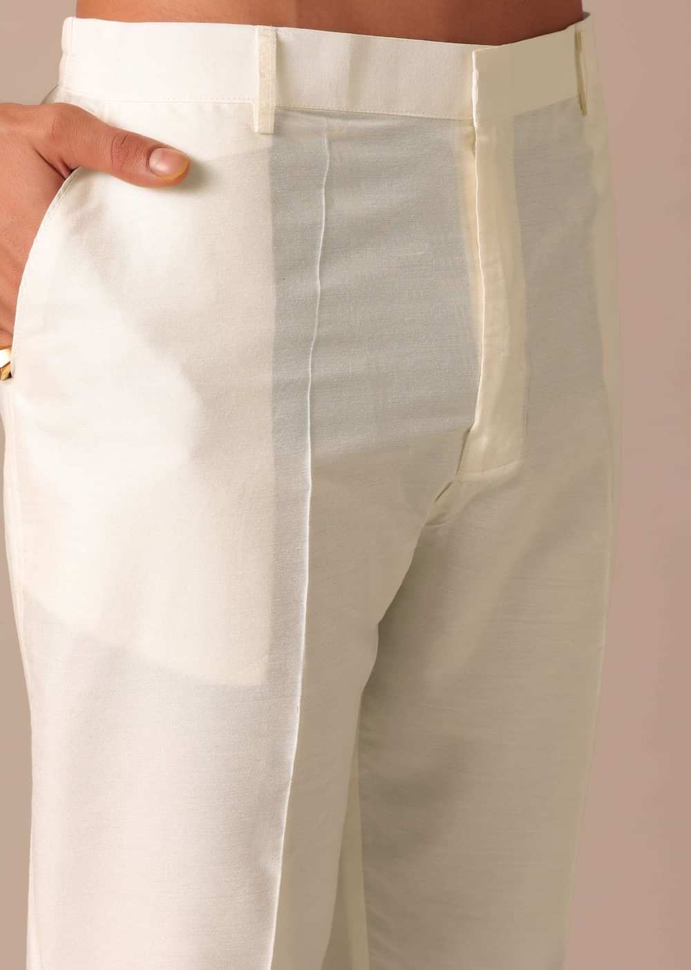 Pista Green Kurta Set In Muslin Silk
