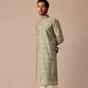 Pista Green Kurta Set In Muslin Silk