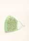 Pista Green Mask In Raw Silk With Moti And Zardosi Embroidered Design All Over