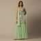 Pista Green Palazzo Set With Sequin Embellishments