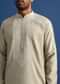 Pista Green Silk Hand Embroidered Kurta Set